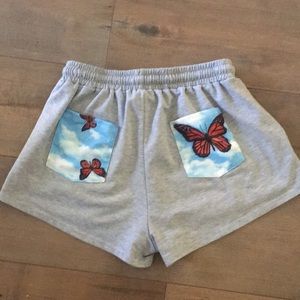 SHEIN Butterfly pocket lounge shorts size L XL